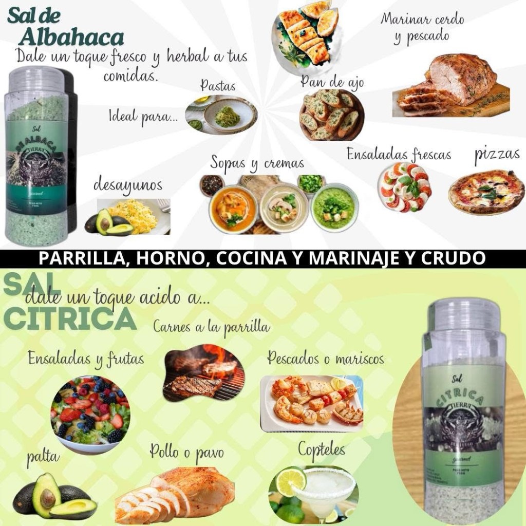 What can you do with Sal Albahaca? Sal&nbsp;Citrica?